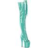Pleaser - FLAMINGO3021GP Cuissardes à plateforme - Bleu Product image